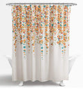 Lush Decor Weeping Flower Floral Shower Curtain - Turquoise Microfiber