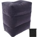 HAIJED Inflatable Foot Rest Pillow, 3 Layer Height Adjustable Inflatable Travel Foot Rest