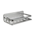 TATAY Moon Rectangular Shower Shelf – Stainless Aluminium Wall Organizer