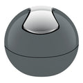 Spirella Bowl Collection Waste Paper Basket Diameter 16 x 14 cm 1 Litre Polystyrene Grey