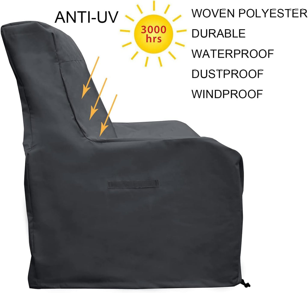 Arttoeal Garden Chair Cover | Waterproof 600D Heavy Duty Patio Protector