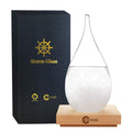Jolof Store Storm Glass Weather Station – Water Drop Desktop Barometer