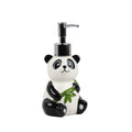 Servette Home Ceramic Panda Soap Dispenser – Black and White Animal Decor