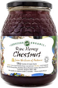 Jolof Store Raw Organic Chestnut Honey – 1kg Cold-Pressed & Unpasteurised