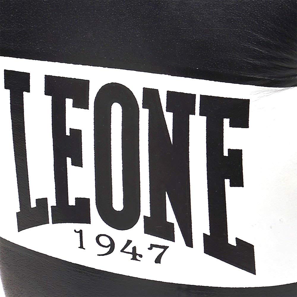 Leone 1947 Shock Boxing Gloves – Full Grain Leather, Black, 16 oz