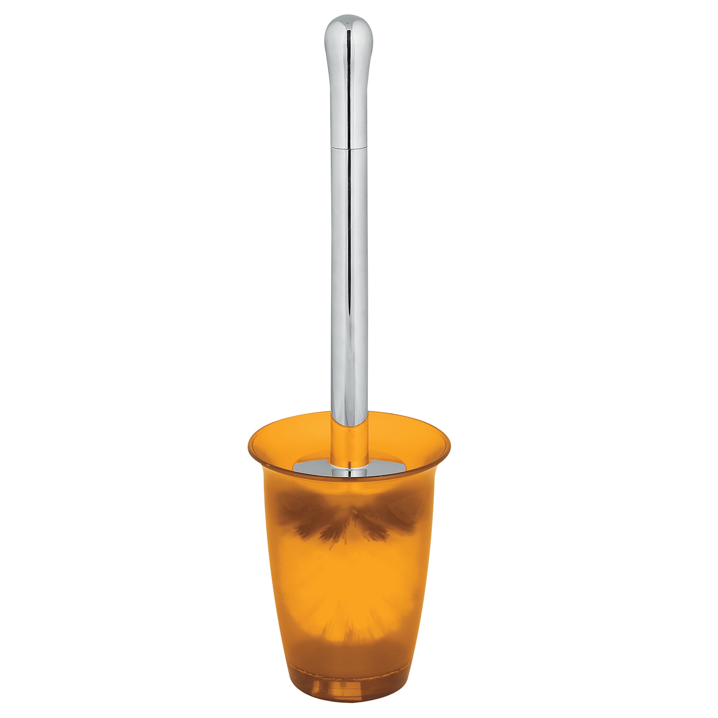 Spirella Toronto Toilet Brush – Durable Orange Polystyrol Bathroom Decor