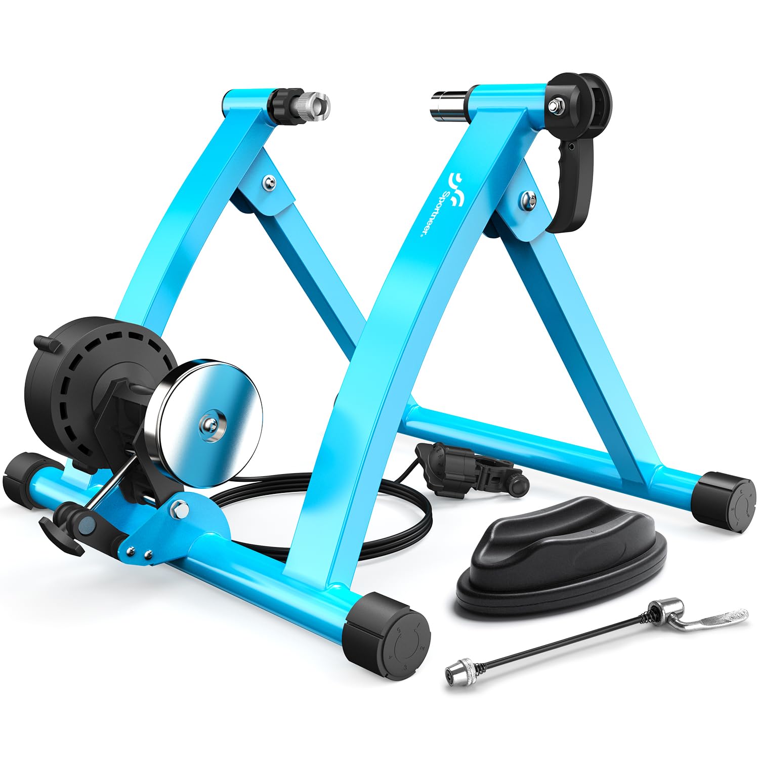 Sportneer Magnetic Bike Trainer - 6 Resistance Levels Indoor Cycling Stand