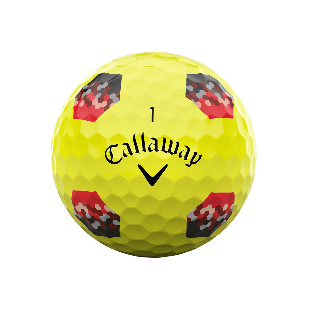 Callaway Chrome Soft 2024 Golf Balls – Yellow True Track Alignment