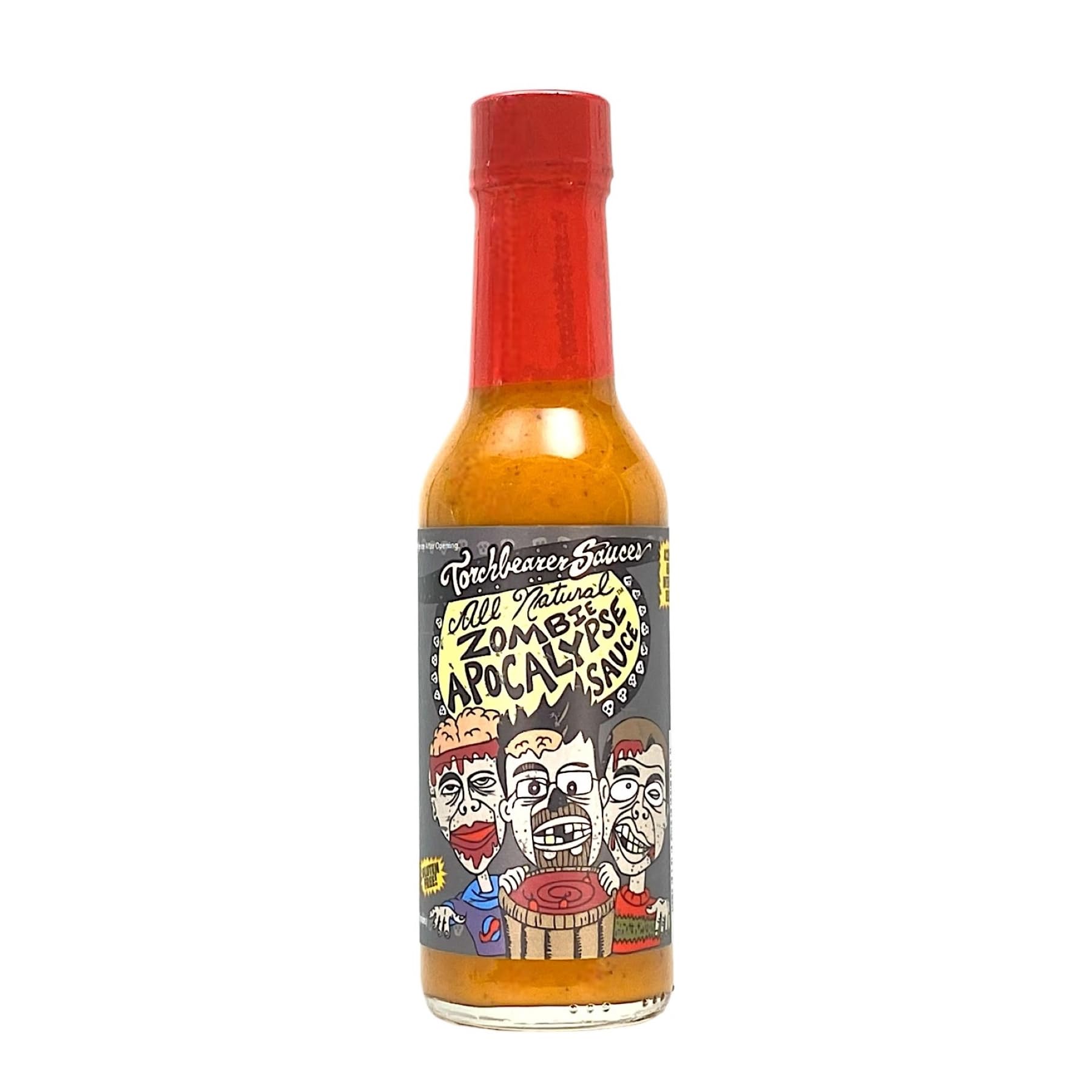 Torchbearer Zombie Apocalypse Ghost Pepper Hot Sauce - 500k SHU, 142ml