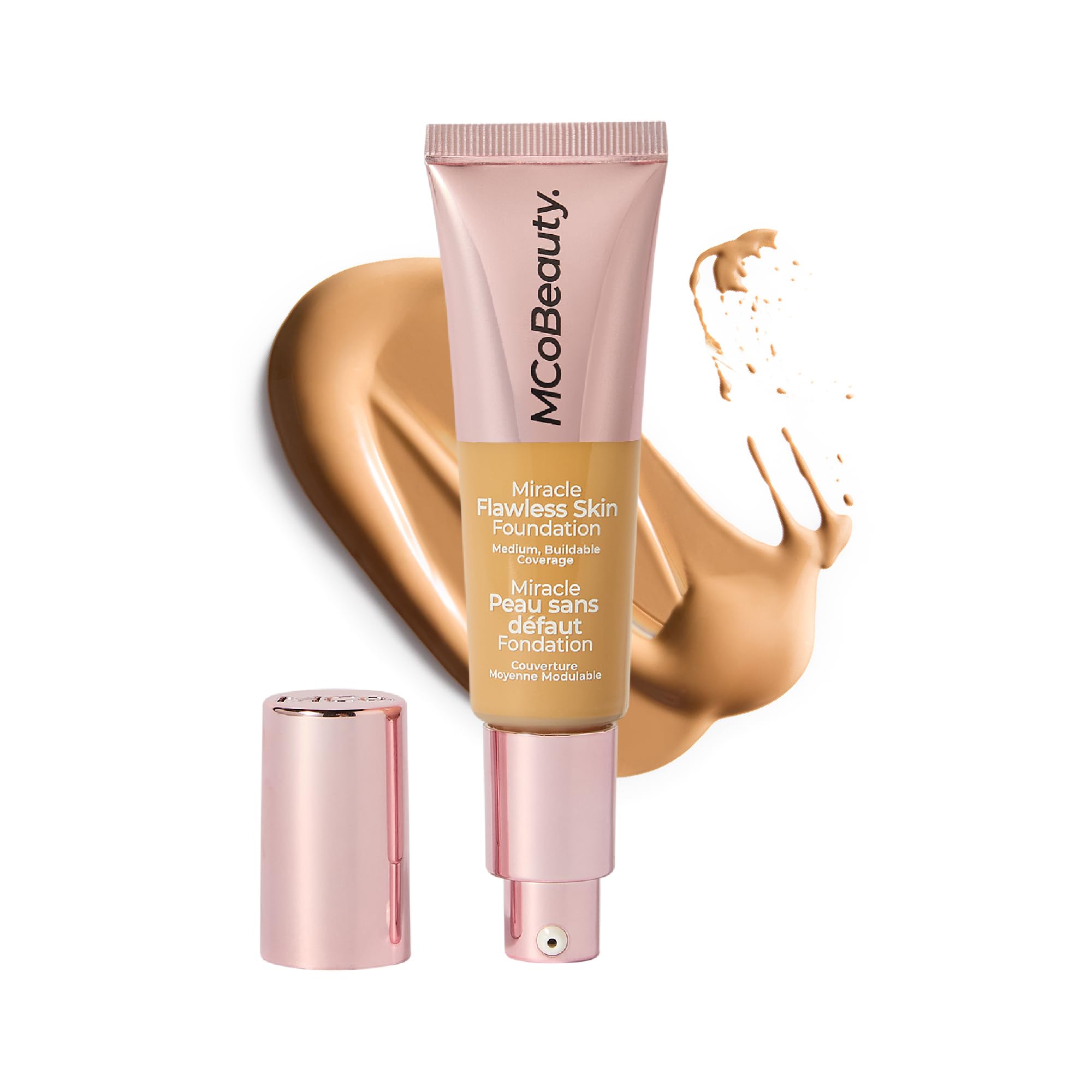 MCoBeauty Miracle Flawless Liquid Foundation – Soft Honey Dewy Finish