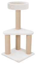 TRIXIE Ivan Cat Tree – 32.3in Multi-Level Sisal Scratching Post, Light Grey