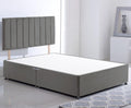 ComfoRest 4FT Small Double Divan Bed | Grey Plush Minimalist Frame