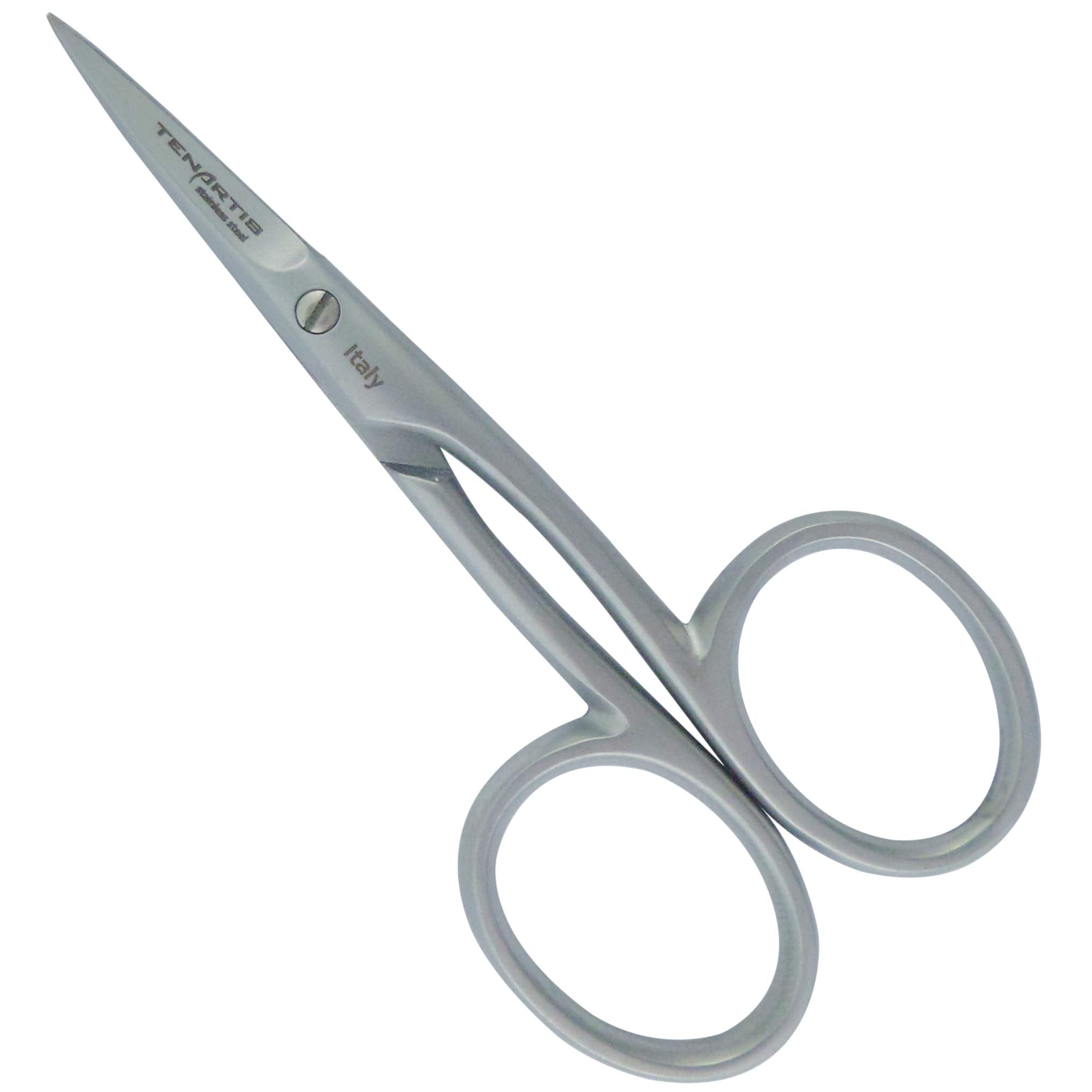 Tenartis Curved Stainless Steel Scissors for Nail, Cuticle & Embroidery