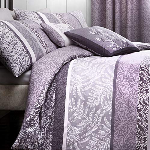 Dreams & Drapes Hanworth Super King Duvet Cover Set - Easy Care Purple