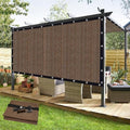 KANAGAWA 12' x 20' Sun Shade Cloth - 90% UV Block HDPE Canopy, Mocha