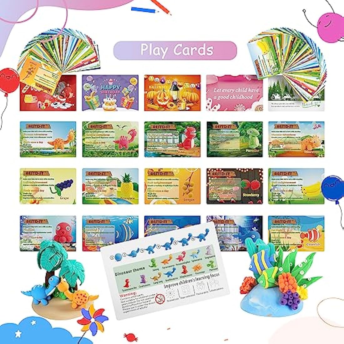 Jolof Store Air Dry Clay Kit – 42 Colors Non-Toxic Modelling Clay
