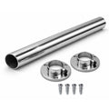Round Wardrobe Rail 25mm Polished Chrome Hanging Tube for Wardrobes & Cupboards 1200mm 1.2m ~47.2″ - image 1