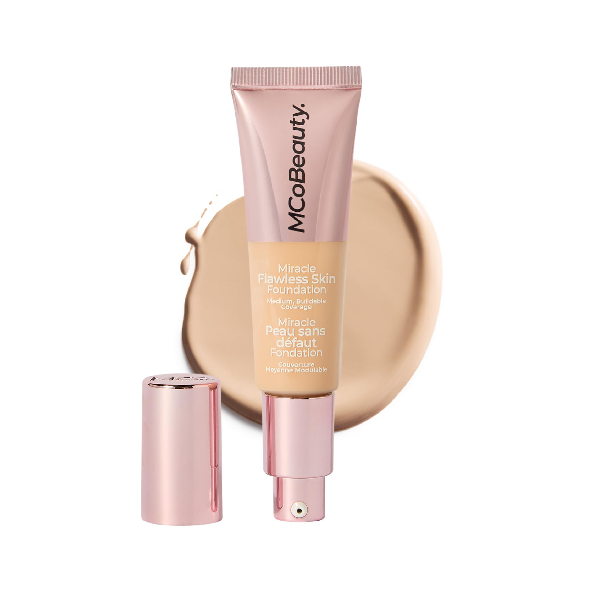 MCoBeauty Miracle Flawless Liquid Foundation – Pure Ivory Dewy Finish