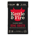 Kettle & Fire Beef Bone Broth – 100% Grass-Fed & Collagen Rich, 16.9 oz
