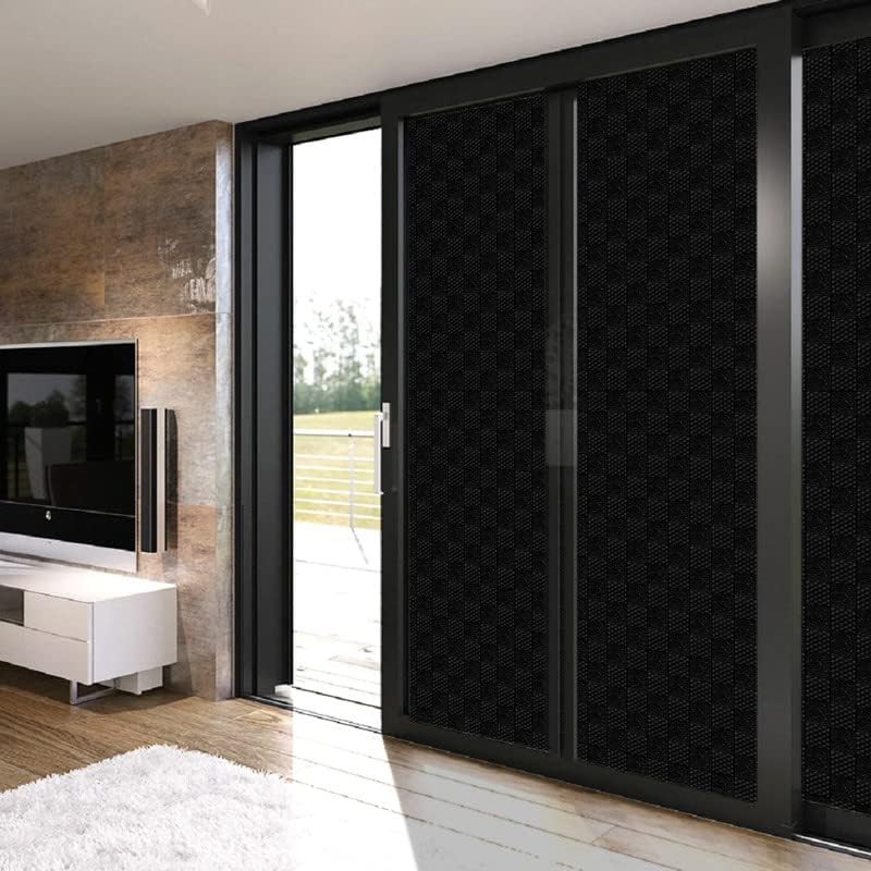 Qualsen Blackout Window Privacy Film | Frosted Static Cling 90x300cm