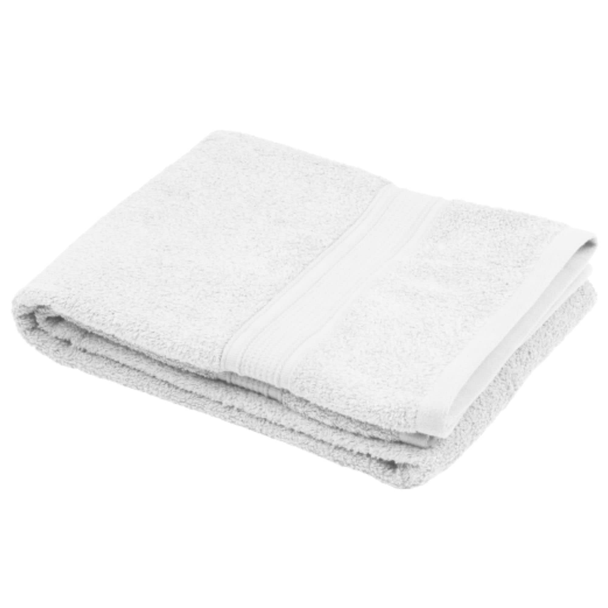 Stof Lovely Casa Lagoon Bath Towel | 100% Organic Cotton | White | 50x90cm
