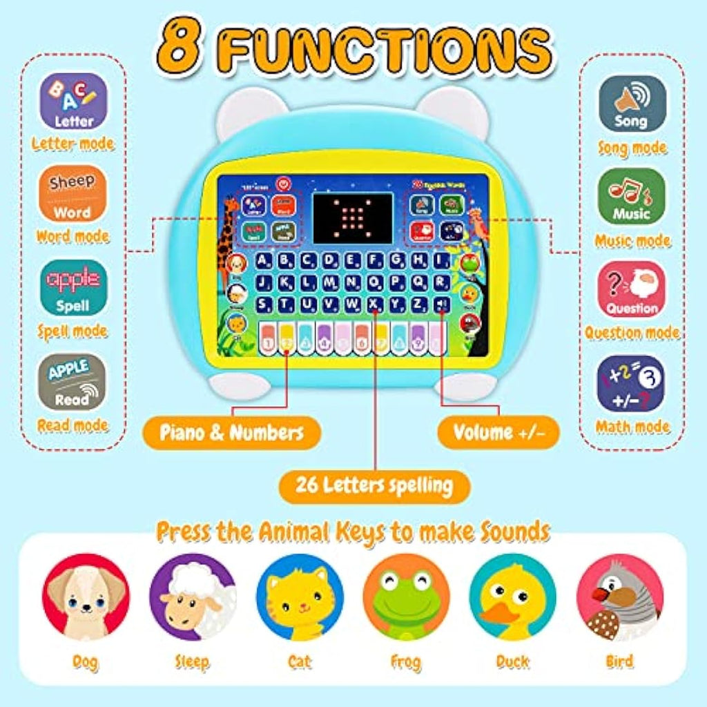 Jolof Store Toddler Learning Tablet – Interactive Educational Toy for Ages 1-4