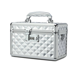 HEWEI WORKS Medication Lock Box with Combination – Silver Medical Organizer