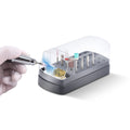 2-in-1 Nail Drill Bit Holder & Cleaner – 30 Hole Organizer