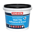 EVO-STIK Mould Resistant Wall Tile Adhesive & Grout - White - 2.5L