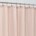 Alyvia Spring Pink Fabric Shower Curtain Liner | Waterproof & Weighted