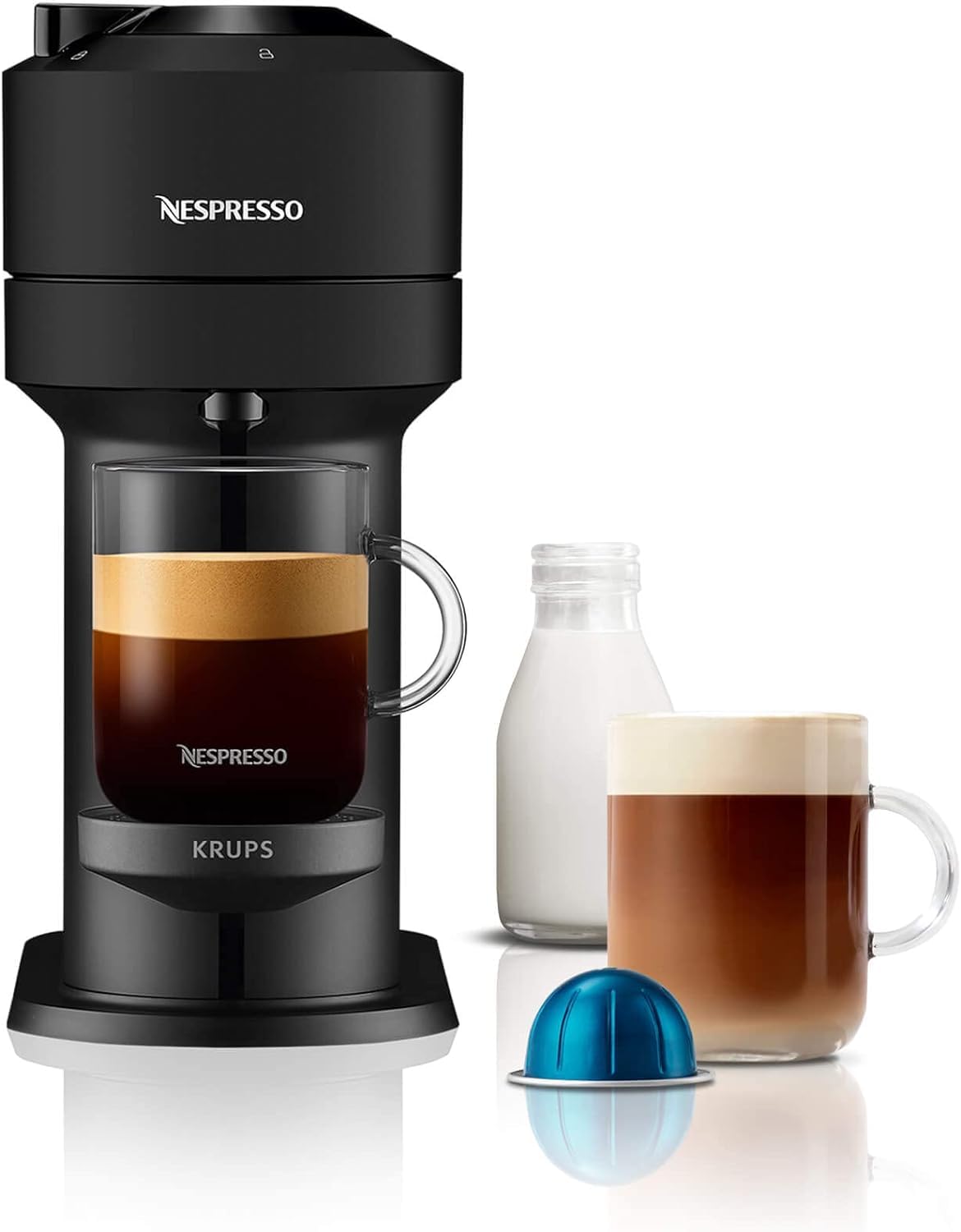 Nespresso Vertuo Next Coffee Machine | Smart Pod Maker | Matte Black