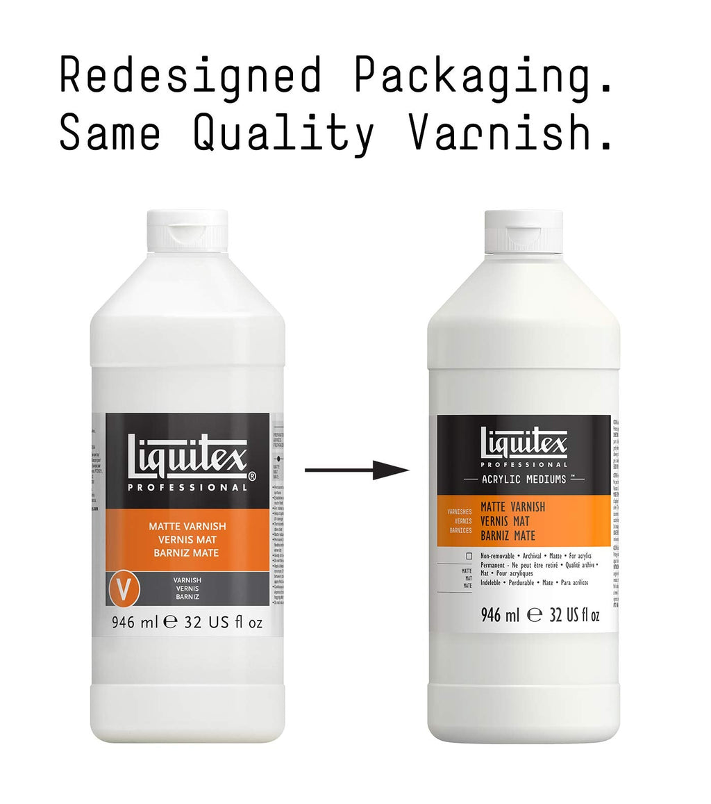 Liquitex Professional Matte Varnish – 946ml Archival Acrylic Medium