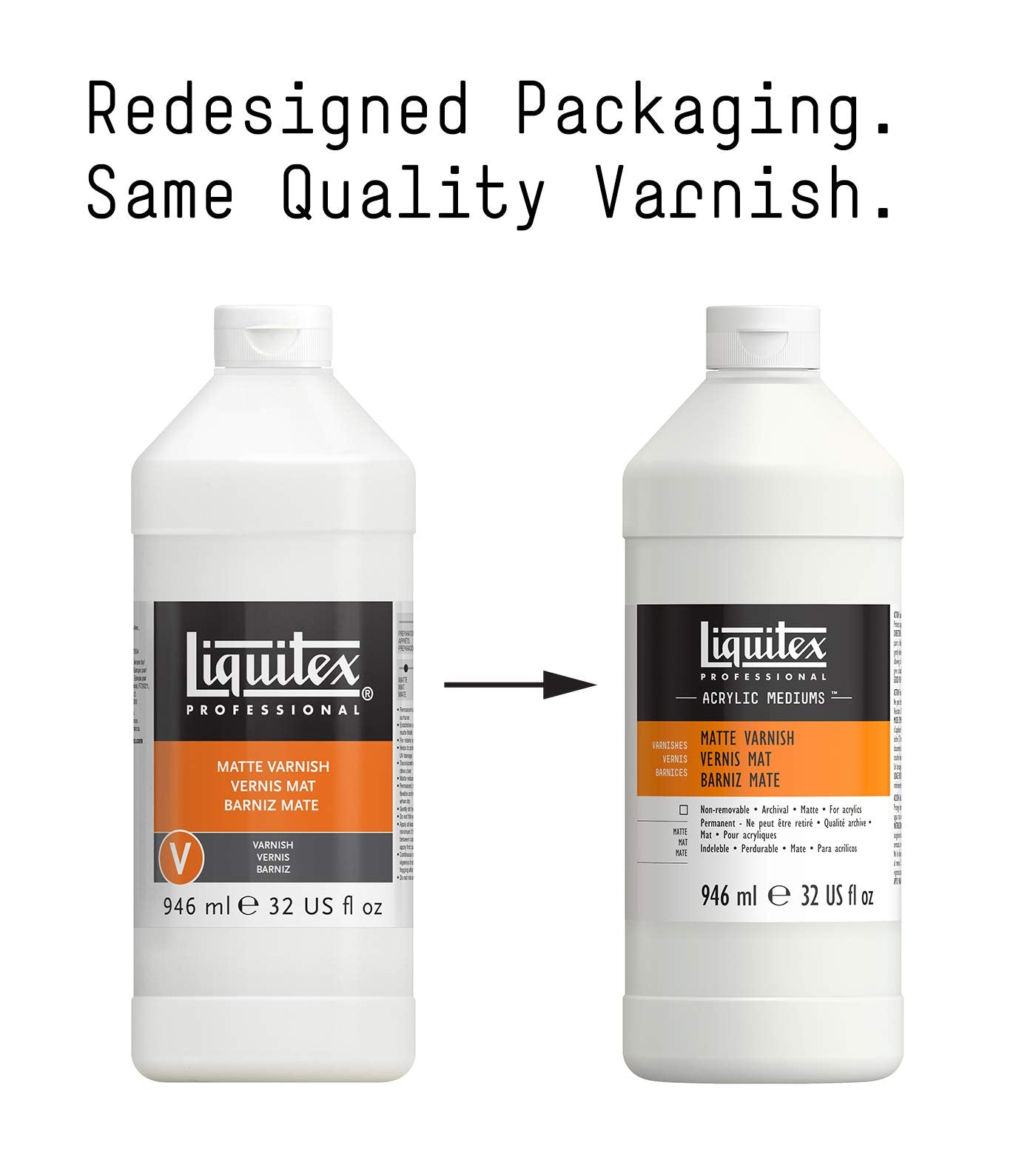 Liquitex Professional Matte Varnish – 946ml Archival Acrylic Medium