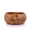 Acacia Wood Yarn Storage Bowl – Handmade Knitting Bowl, 8 Inch