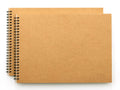 A4 Landscape Sketch Books | 2 Pack Spiral Bound 120gsm Paper