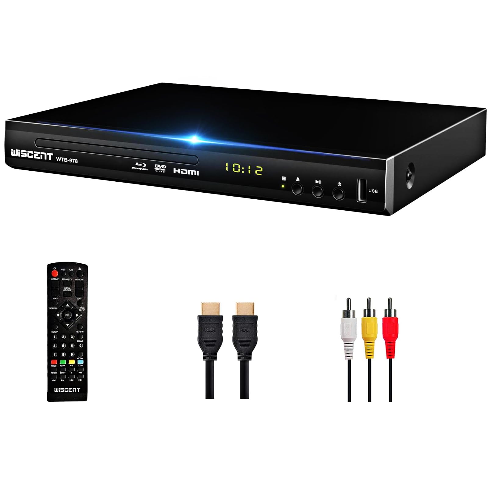 Blu-Ray DVD Player | Full HD 1080P with HDMI & USB Playback