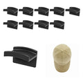 10Pcs Hat Rack,Adhesive Hat Organiser Hooks for Wall Mounted Cap Storage