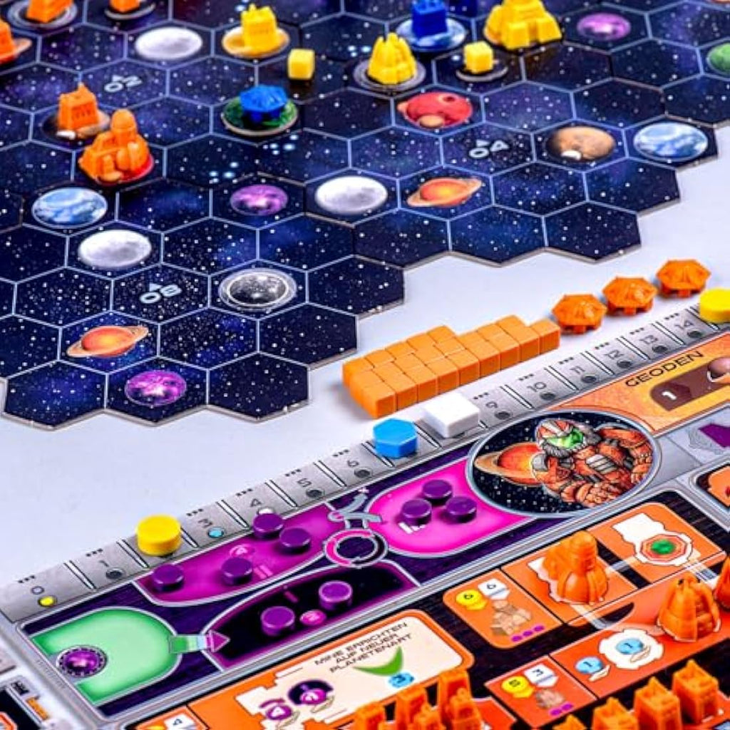 Gaia Project – Feuerland Spiele Strategie Brettspiel (Deutsch)