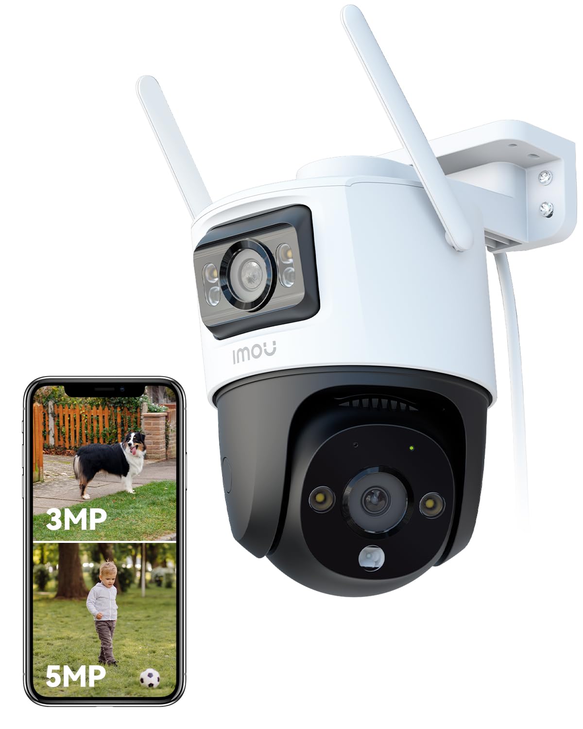 Imou 4K Dual-Lens Outdoor Security Camera – 360° Wireless CCTV Wi-Fi