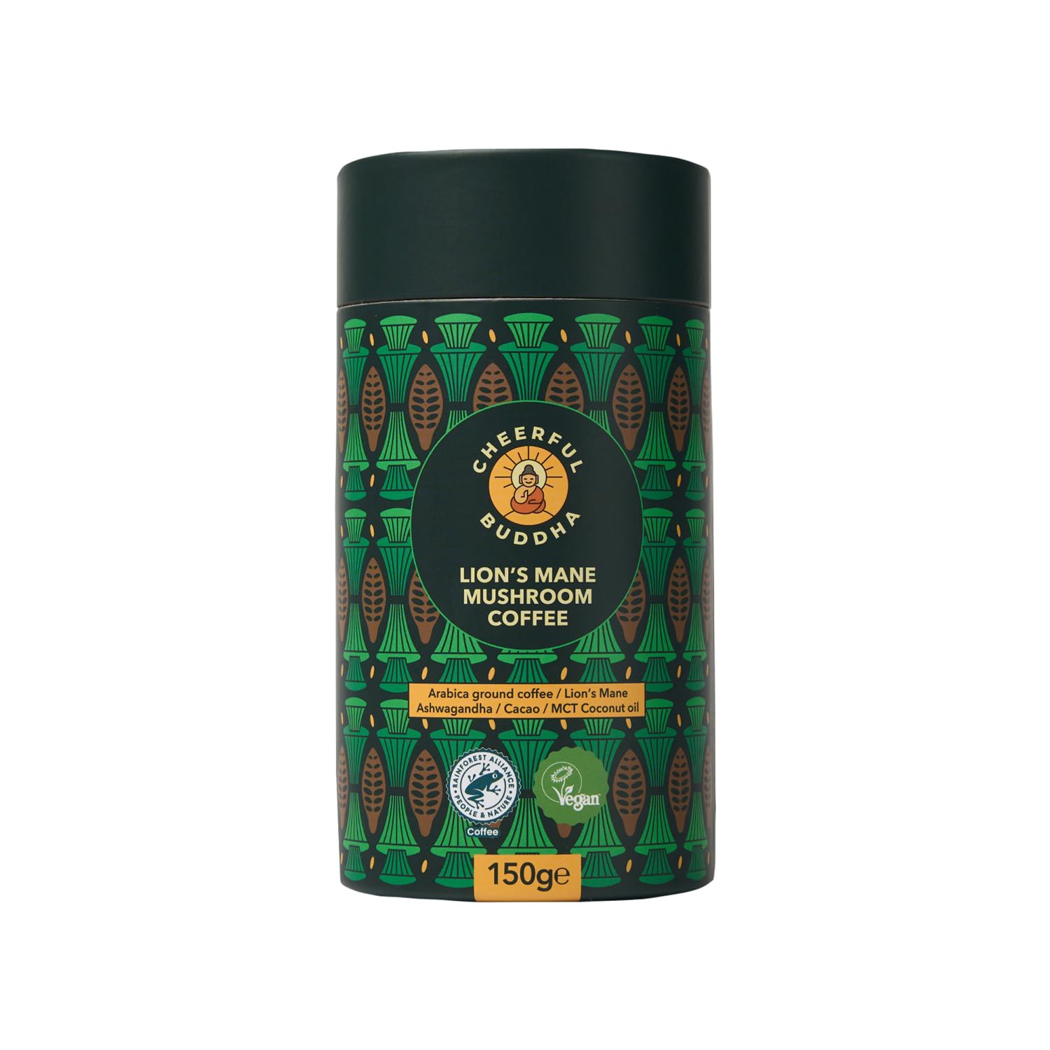 Cheerful Buddha Lion's Mane Mushroom Ground Coffee - Nootropic Blend