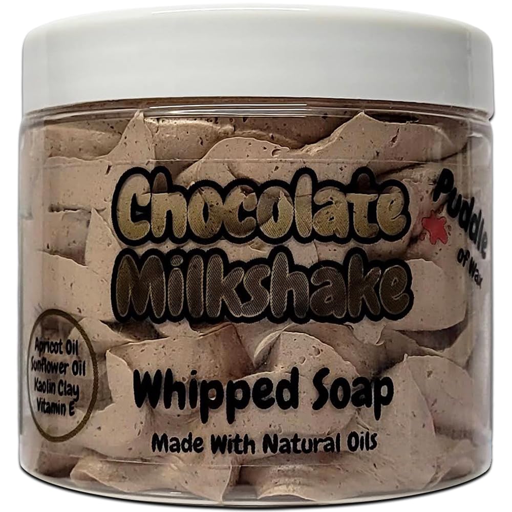 Puddle of Wax Chocolate Milkshake Whipped Soap Body Wash - 150g