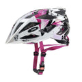 uvex Air Wing Kids Bike Helmet – Lightweight Inmould Design, White-Pink
