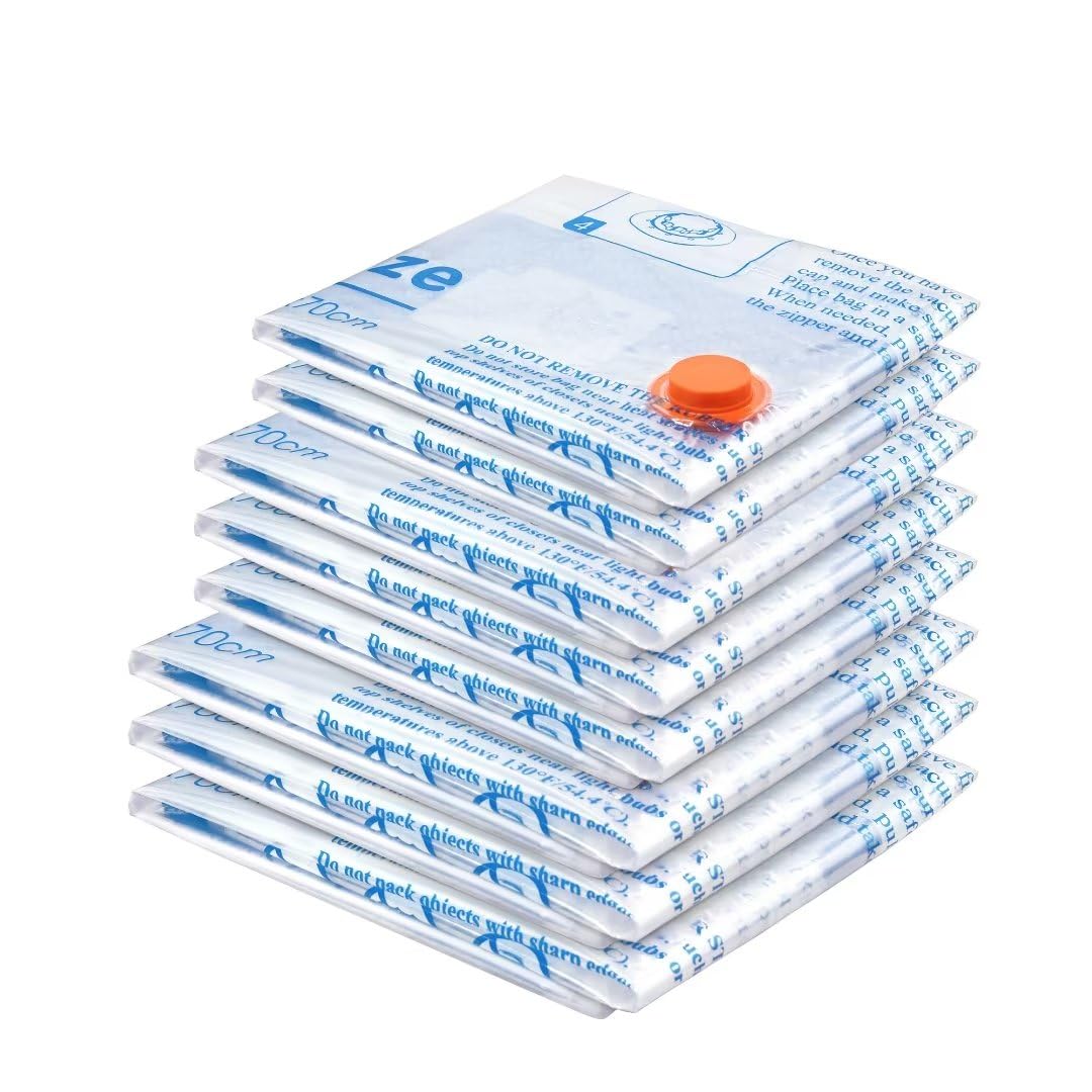 Vacuum Storage Bags Space Saver Sealer Bags,Compression Bags for Clothes, Pillows, Comforters, Blankets, Bedding 8 Combo - image 2