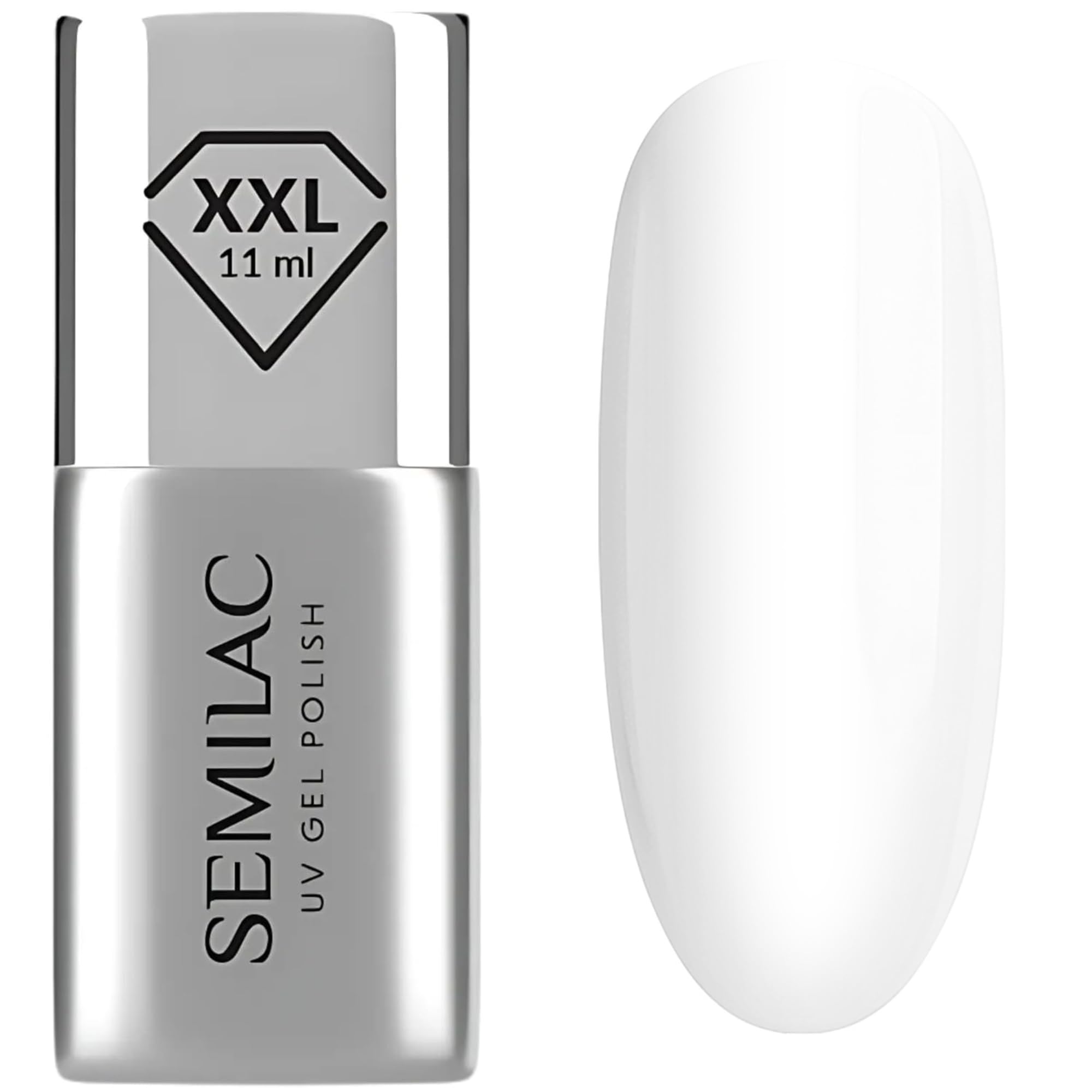 Semilac UV LED Gel Top Coat – Glossy Soak Off Nail Polish, 11 ml