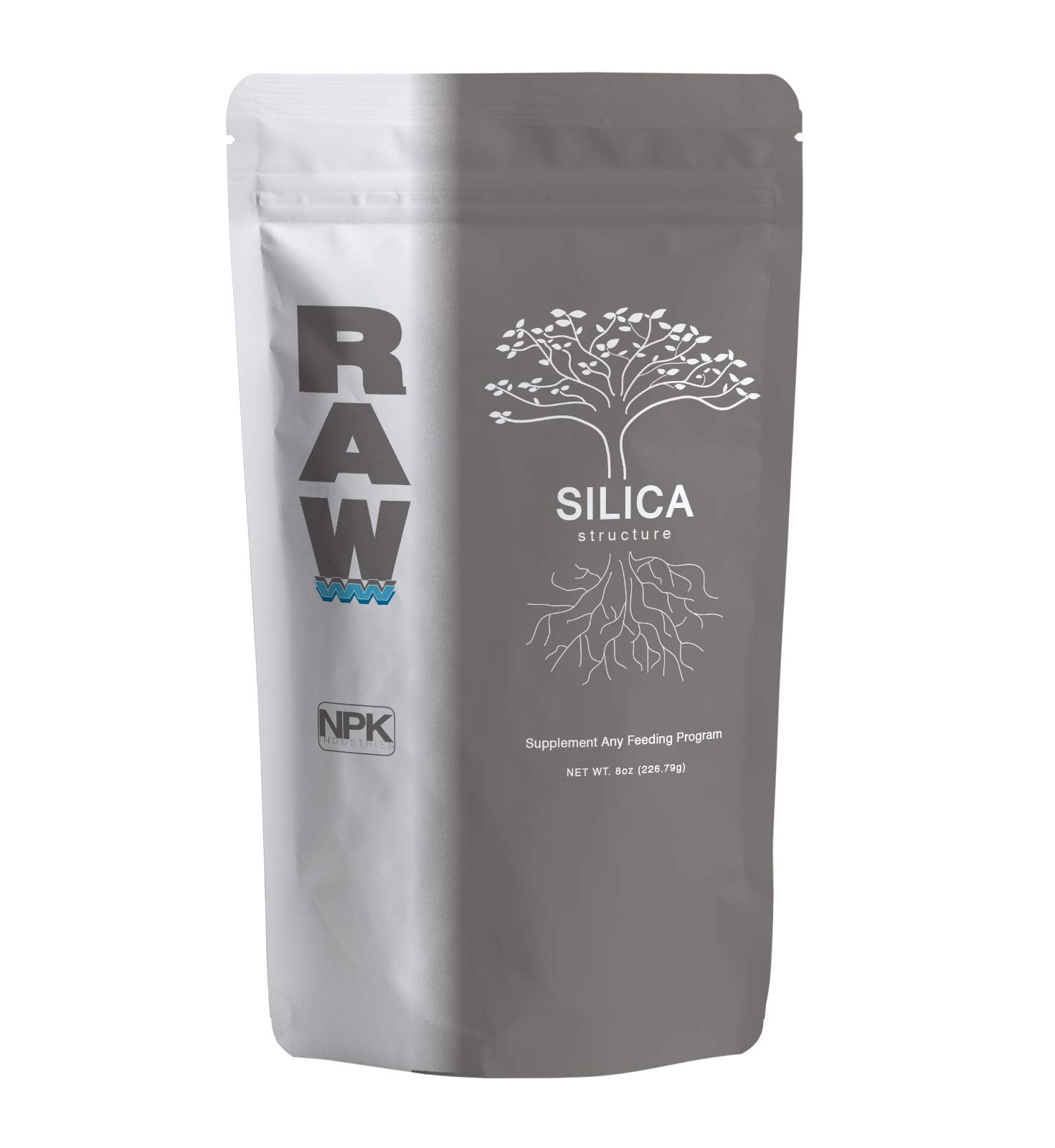 RAW Silica 8oz - High-Purity Silicon Dioxide Plant Supplement