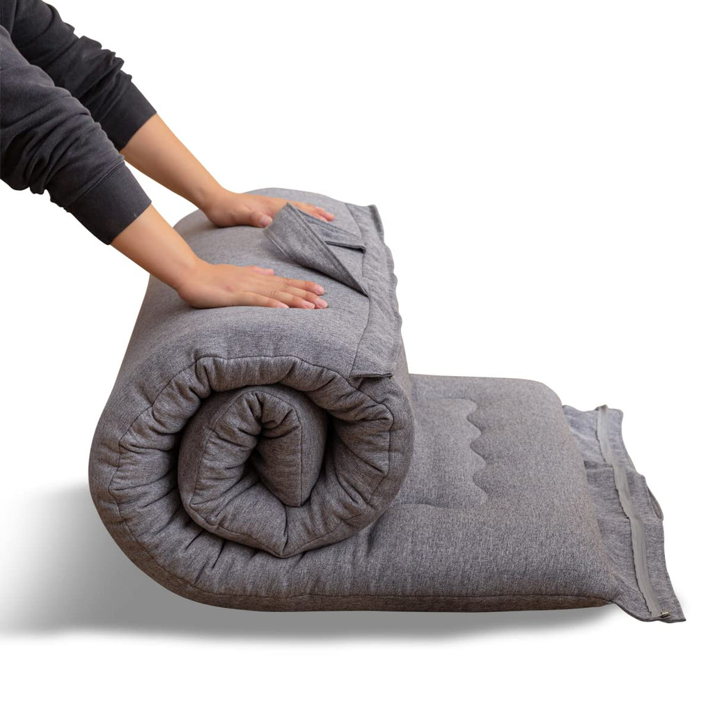 MAXYOYO Portable Foldable Futon Mattress | High-Density Foam Floor Pad