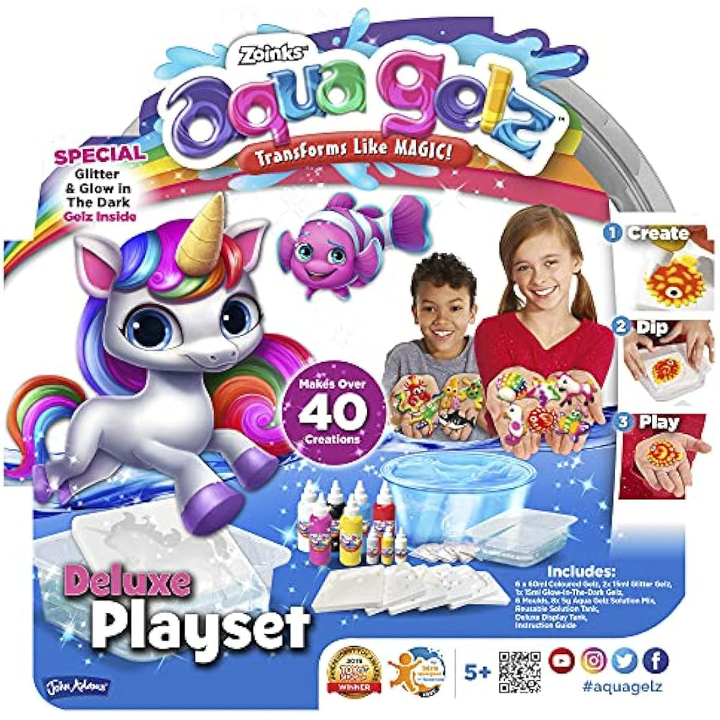 John Adams Aqua Gelz Deluxe Core PlaySet – 40 Squishy DIY Creations