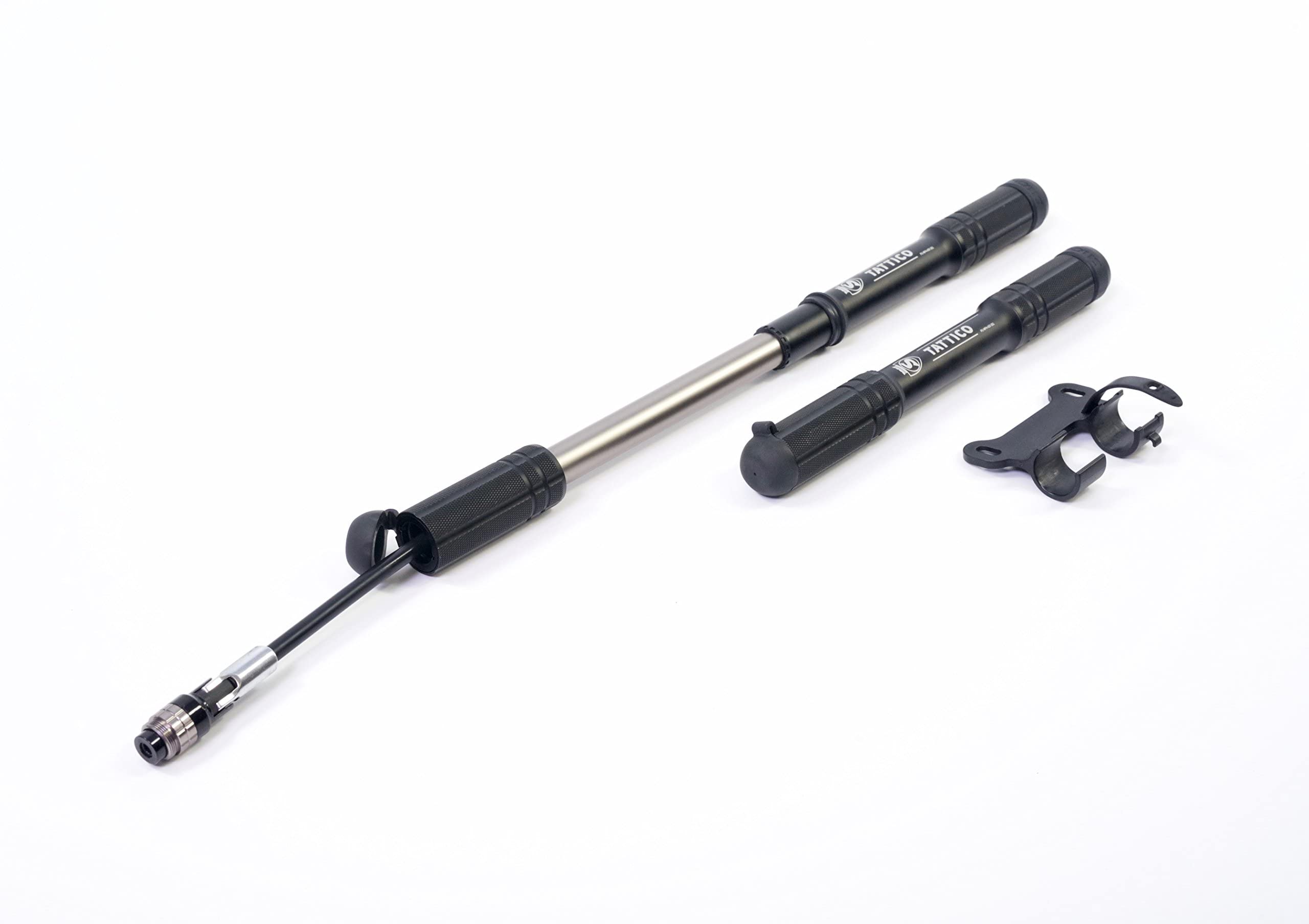 Silca Tattico Mini Bike Pump - Lightweight Frame Mount - Presta/Schrader