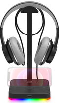 KAFRI RGB Headphone Stand with USB 2.0 Hub – Gaming Headset Holder