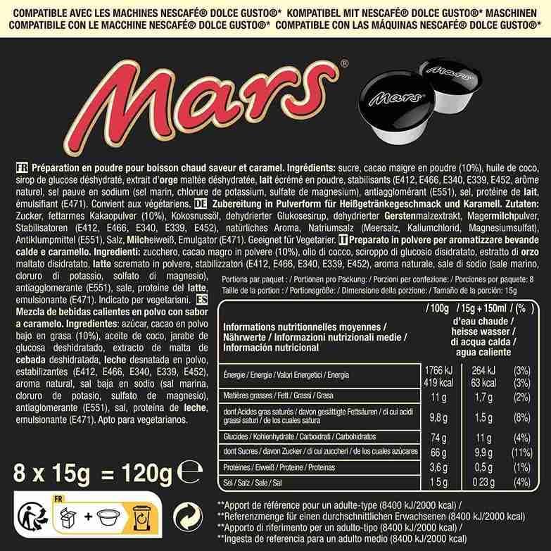 Mars Hot Chocolate Pods for Dolce Gusto – 48 Capsule Variety Bundle